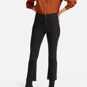 Everlane kick crop denim